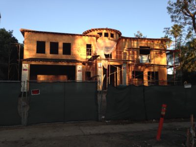 Holmby Hills home under construction