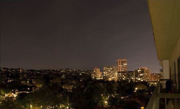 Wilshire corridor night view