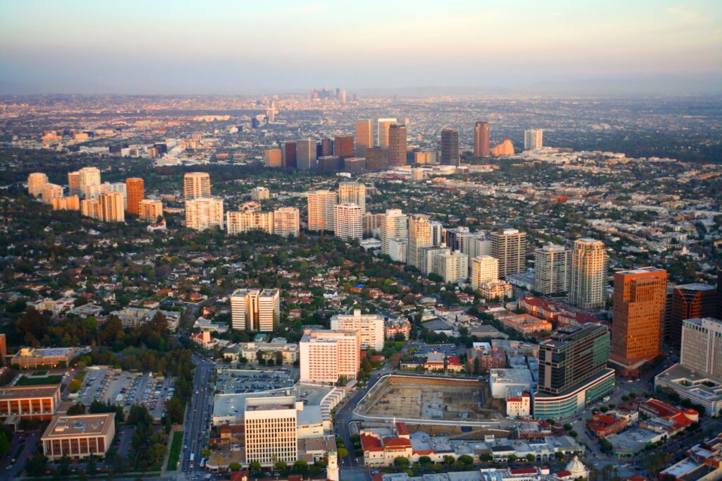 The photo of The Wilshire Corridor in Los Angeles